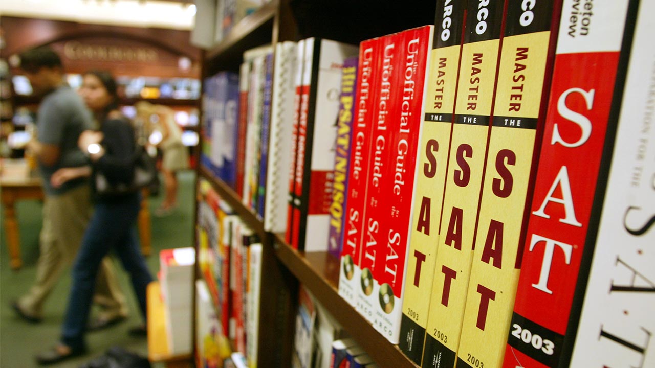 SAT test-prep books