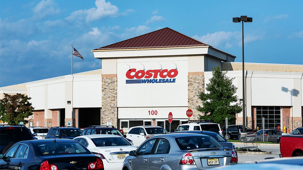 Exterior of a Costco store