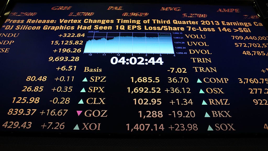 Stocks Rises As Optimism Grows On Impasse In Washington