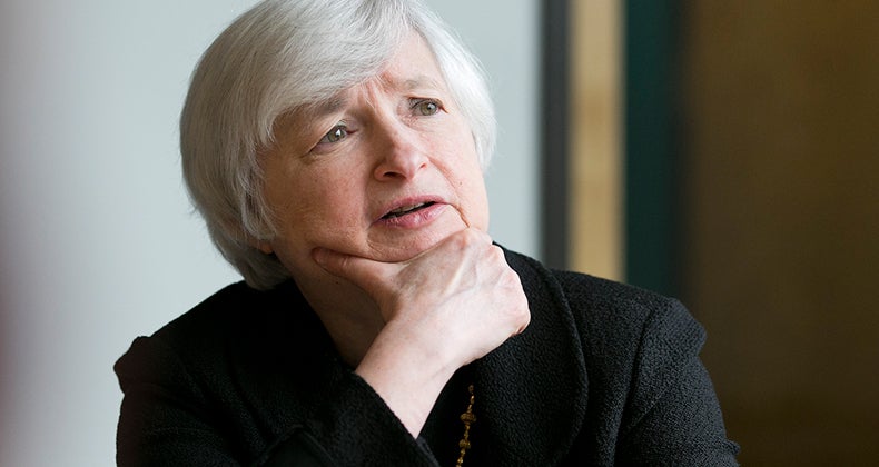 Janet Yellen © DOMINICK REUTER/Reuters/Corbis