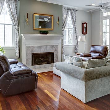 gray formal livingroom