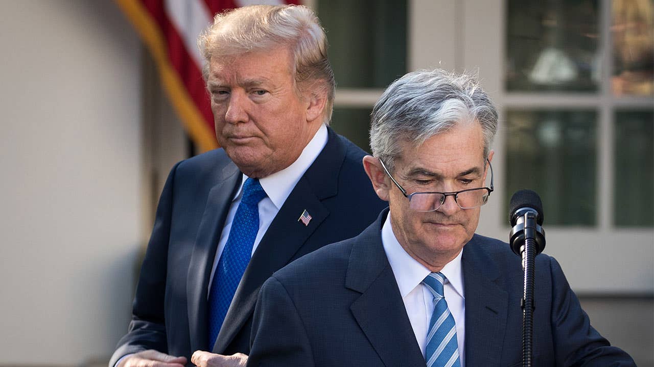 President Trump and Jerome Powell