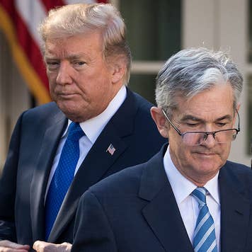 President Trump and Jerome Powell
