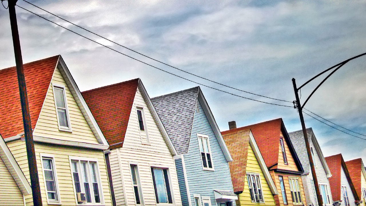 Homes in Chicago neighborhood