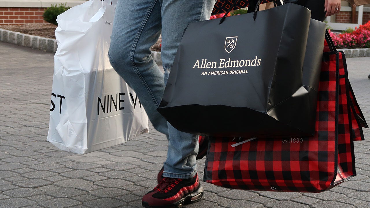 Man with shopping bags