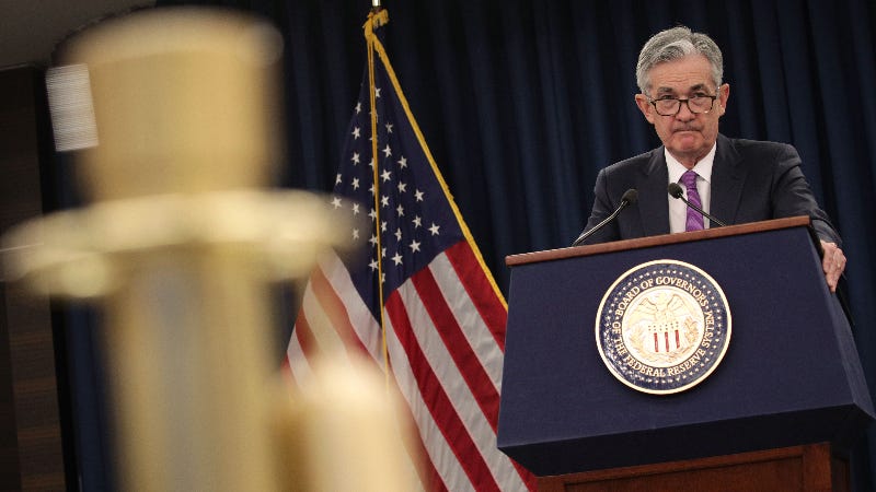 Fed Chairman Jerome Powell speaks at press conference