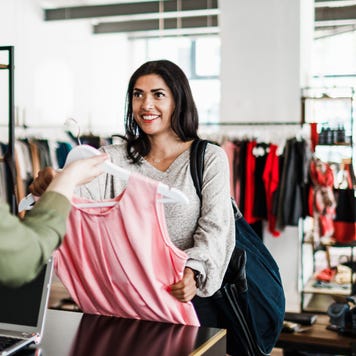 Person shopping at the store