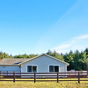 A house with a fenced-in yard