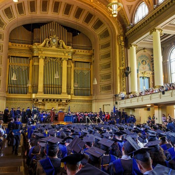 Graduation at Yale law school.
