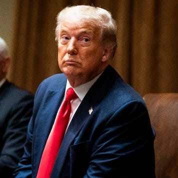 President Donald Trump meets with U.S. tech workers