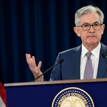 Federal Reserve Chair Jerome Powell speaks at post-meeting press conference