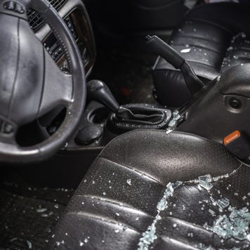Car Window Smashed By A Thief