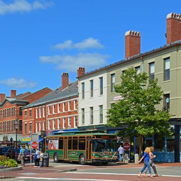 Market Square in Downtown Portsmouth, New Hampshire