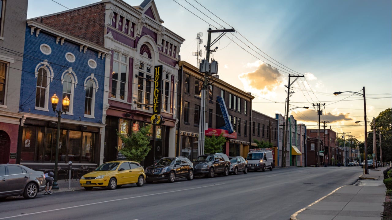 Short Street in Lexington, Kentucky