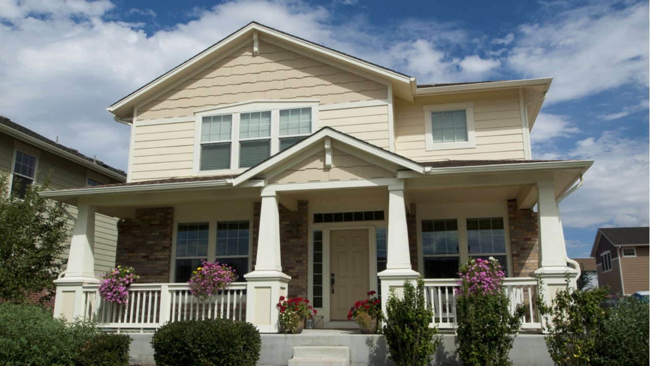 Home in the suburbs of Denver, Colorado