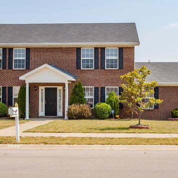 Brick two-story single-family home