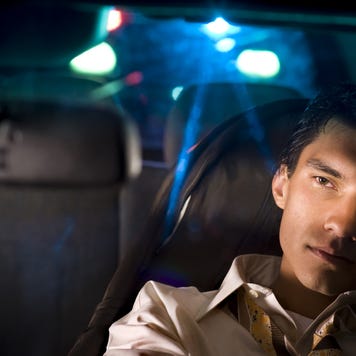 Drunk Driver being pulled over by police cops