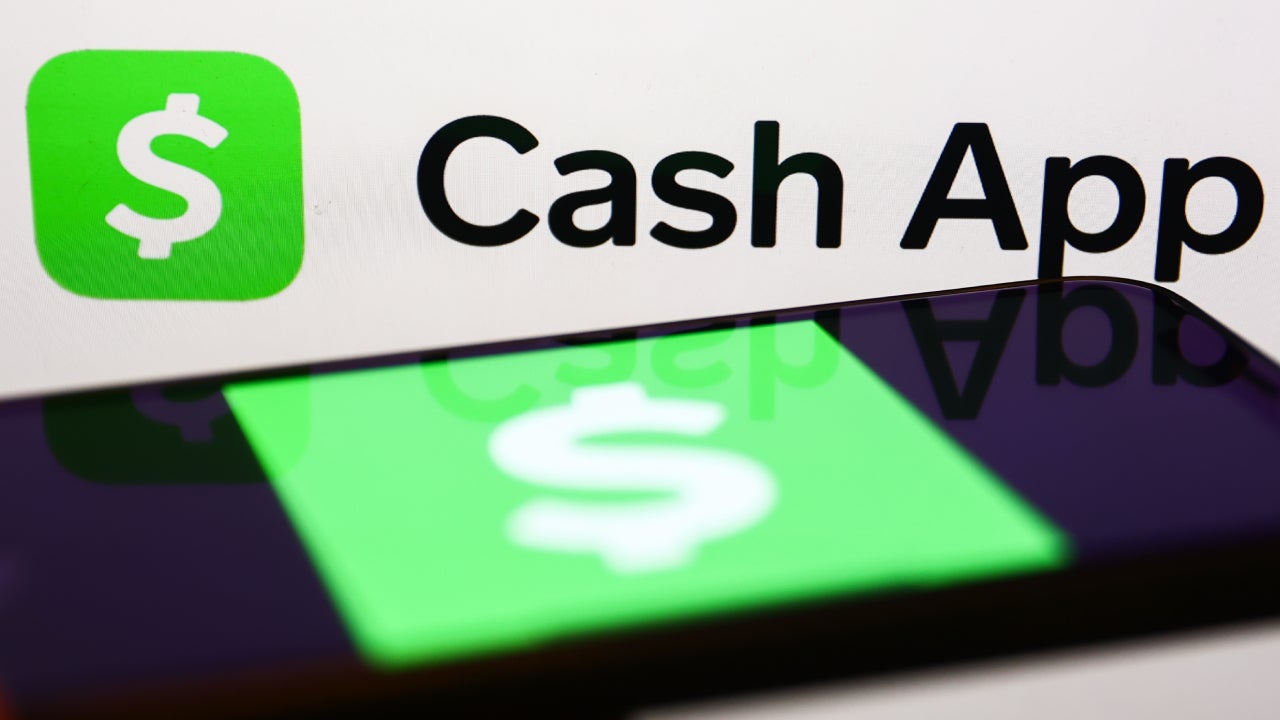Cash App logo on a cell phone