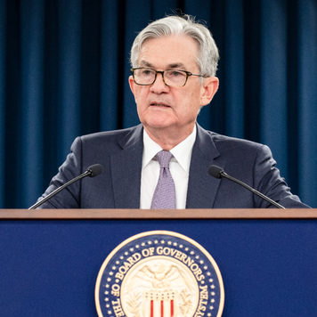 Federal Reserve Chairman Jerome Powell speaks at press conference