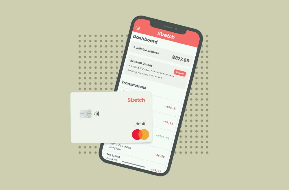 An image of the Stretch app on a phone