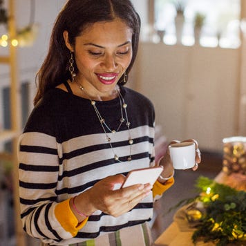 Small business owner at holidays