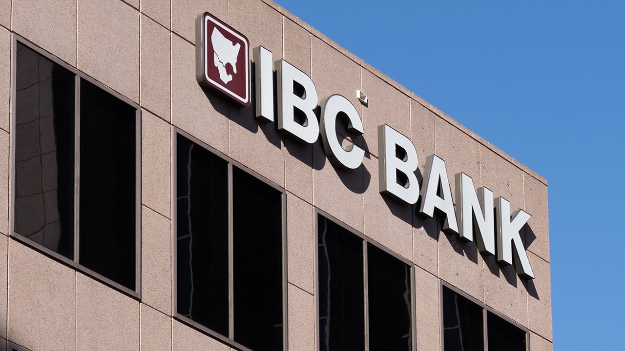 San Antonio, TX, USA - March 16, 2022: IBC BANK sign on the buil