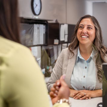 customer service at a bank