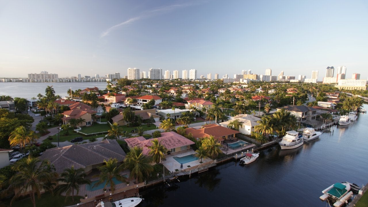 a view of Sunny Isles Beach, FL