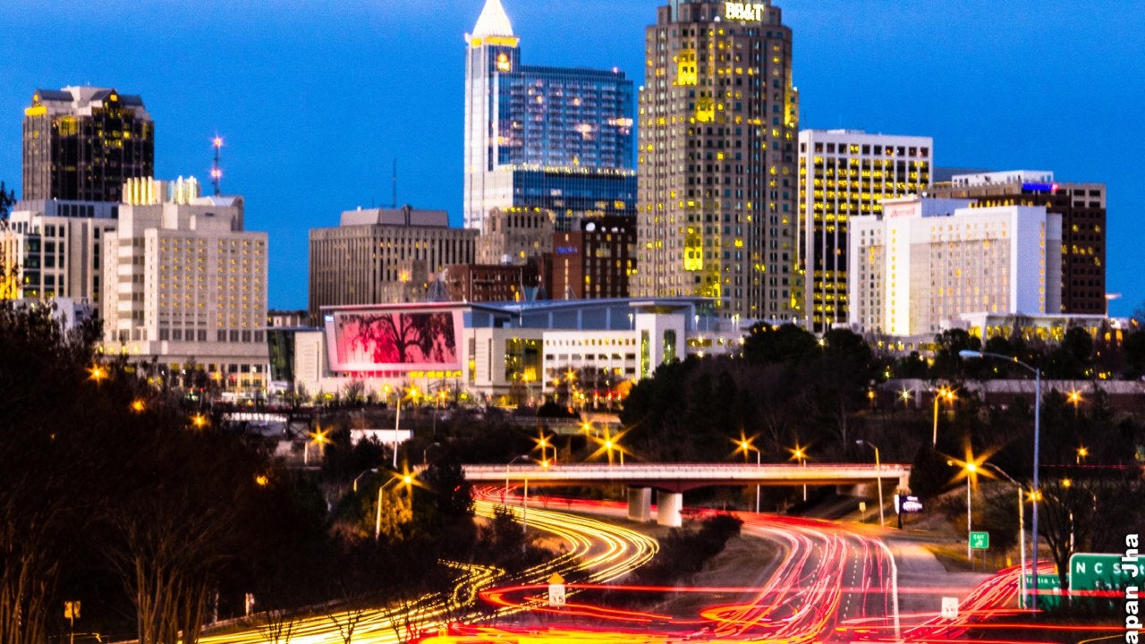 Evening Rush hour in Raleigh, NC
