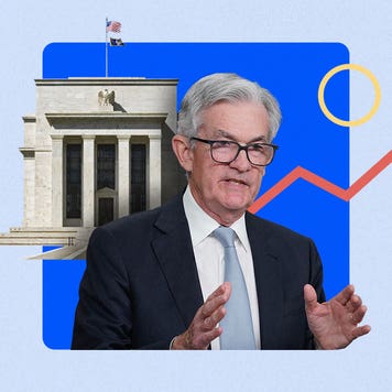 Jerome Powell in a speaking posture