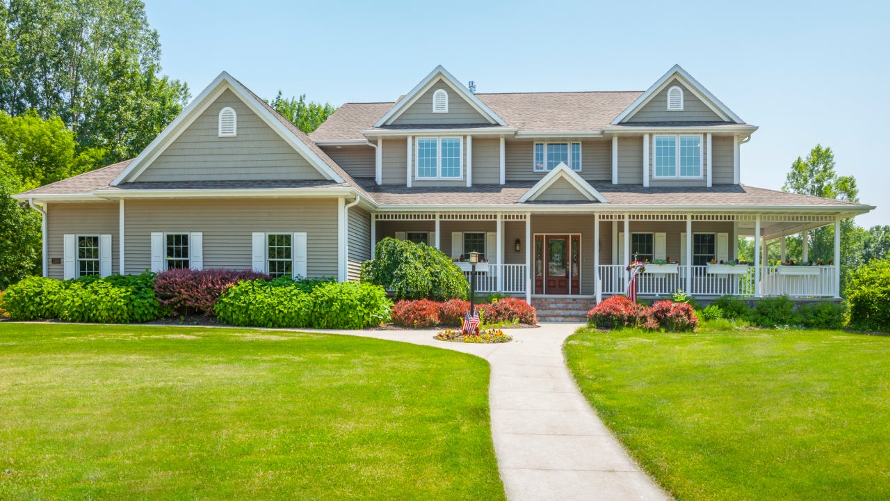 Idyllic Home With Covered Porch