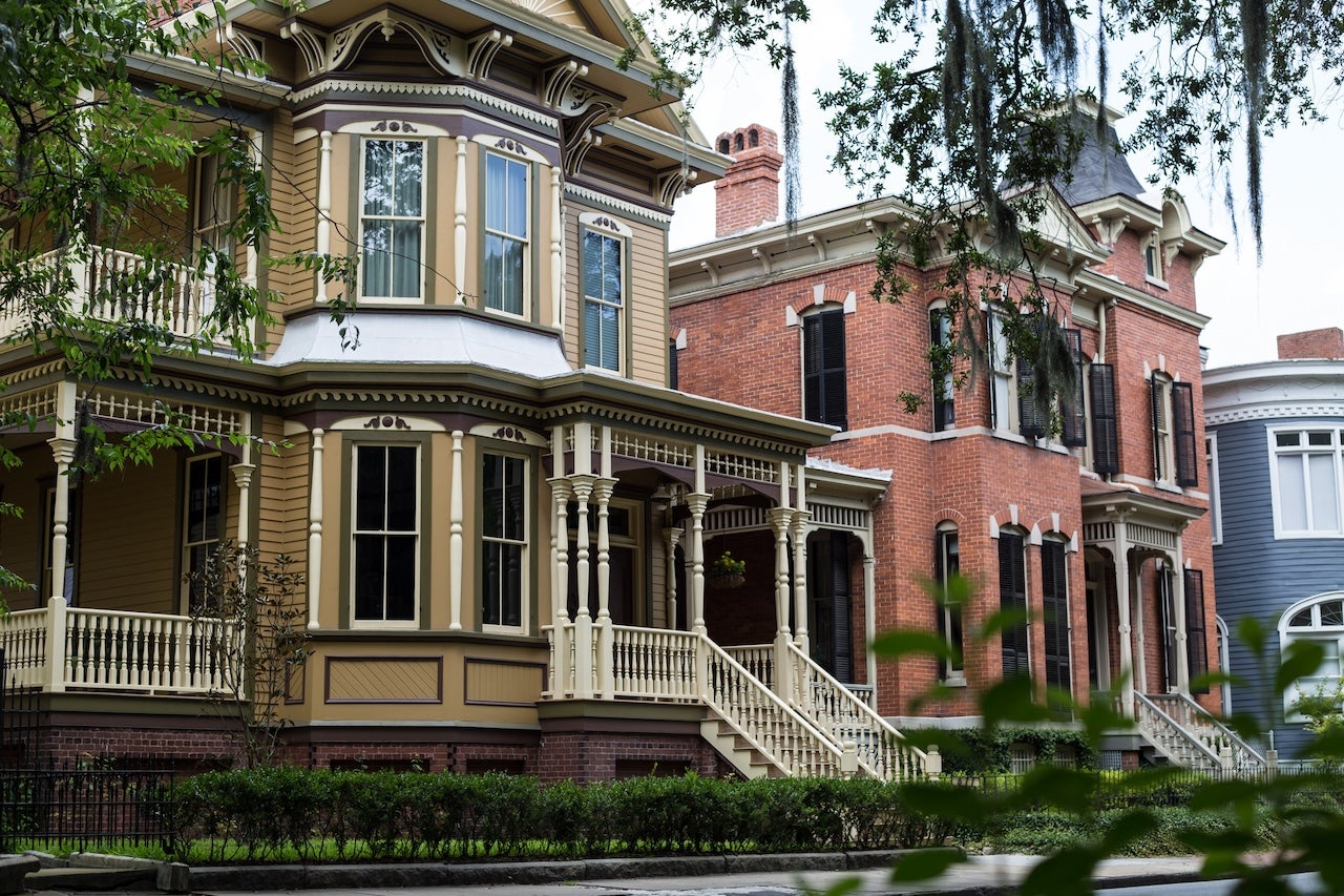 historic victorian homes in savannah georgia