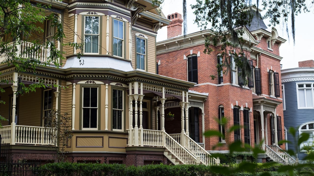 historic victorian homes in savannah georgia