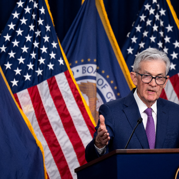 Federal Reserve Chair Jerome Powell holds a news conference after a Federal Open Market Committee meeting in Washington, DC, on Jan. 31
