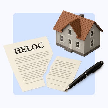 Home next to a broken contract.