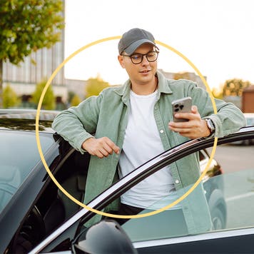 Person on their phone