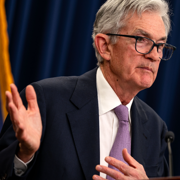 Federal Reserve Board Federal Reserve Chairman Jerome Powell speaks during a news conference.