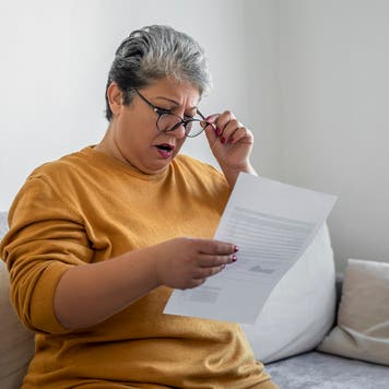Woman worried about bills