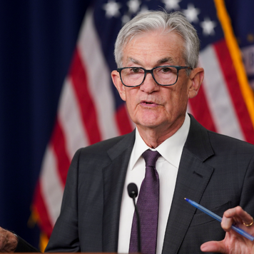 Jerome Powell, chair of the US Federal Reserve, speaks during a news conference following a Federal Open Market Committee (FOMC) meeting.