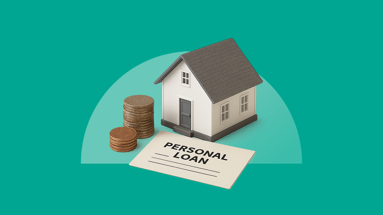 An illustrated house.