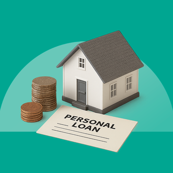 An illustrated house.