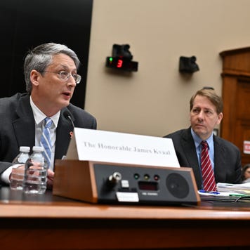 James Kvaal makes opening statements during a House Committee meeting.