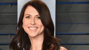 MacKenzie Scott (formerly Bezos) at the 2018 Fair Oscar Party.