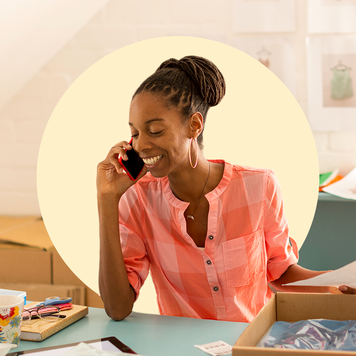 Female small business owner