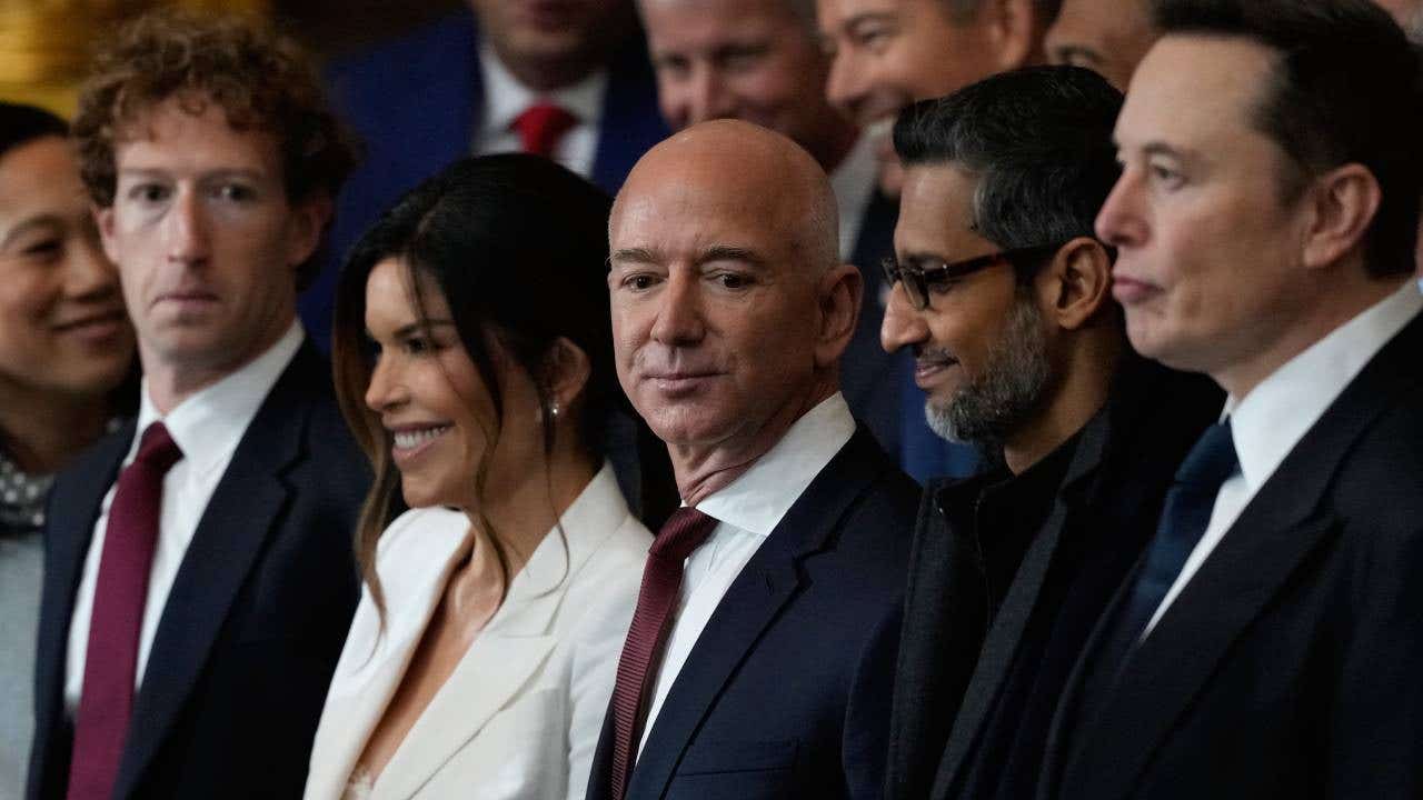 Elon Musk, Jeff Bezos and Mark Zuckerberg are among the world's richest billionaires