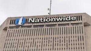 Nationwide headquarters building in Columbus, Ohio, USA. Nationwide is a group of U.S. insurance and financial services companies.