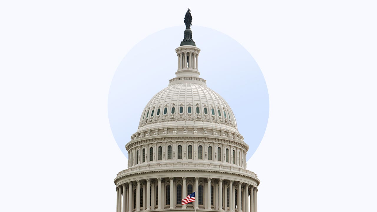 The U.S. Capitol building's dome
