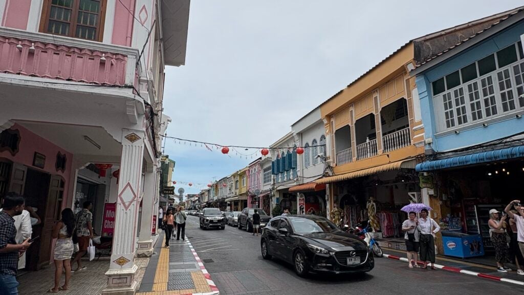 Street view of Old Phuket Town, Thailand