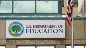 Department of Education Federal Student Aid Office sign
