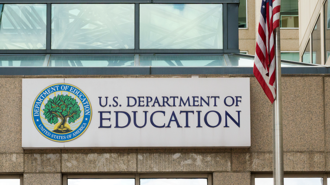 Department of Education Federal Student Aid Office sign